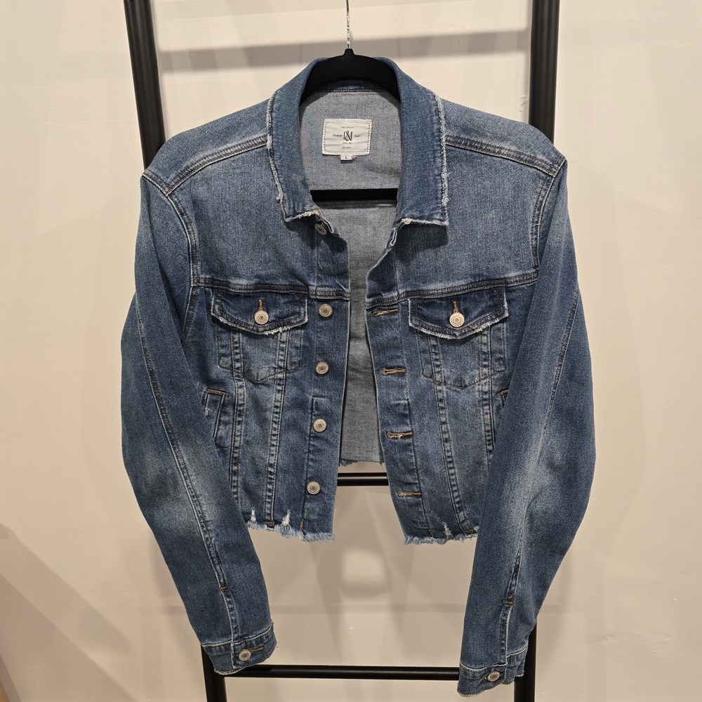 Denim Cropped Jacket